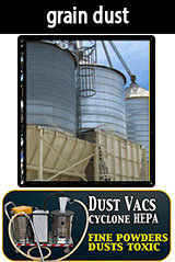 dust vacs applications grains